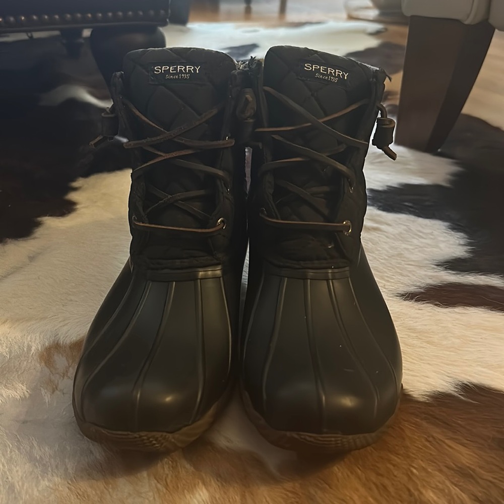 SPERRY’S Saltwater Nylon Duck Boot Size 8 Women’s